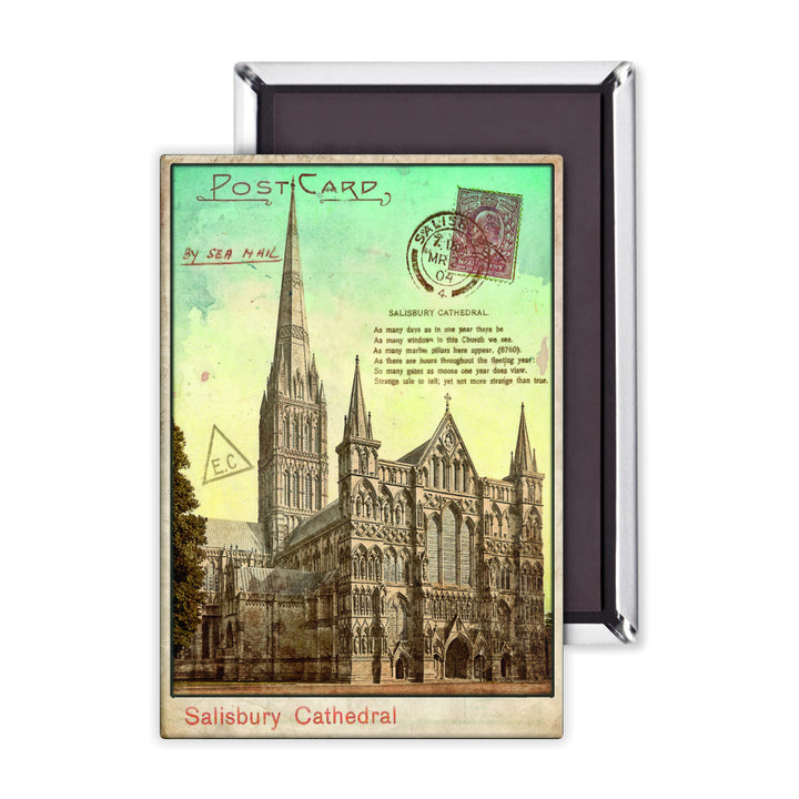 Sailsbury Cathedral, Wiltshire Magnet