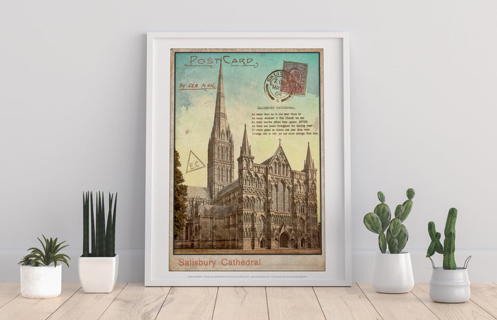 Sailsbury Cathedral, Wiltshire - Art Print