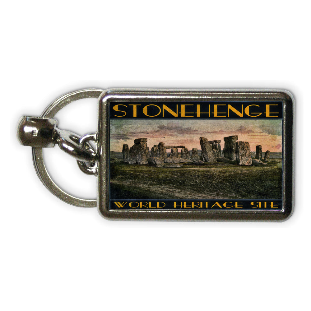 Stonehenge, Wiltshire Metal Keyring