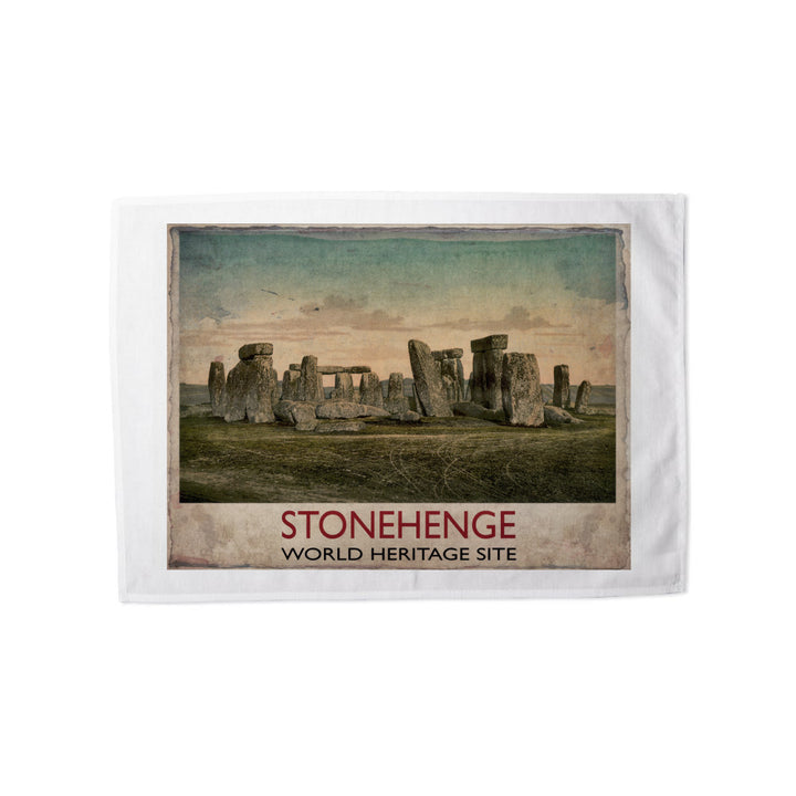 Stonehenge, Wiltshire Tea Towel