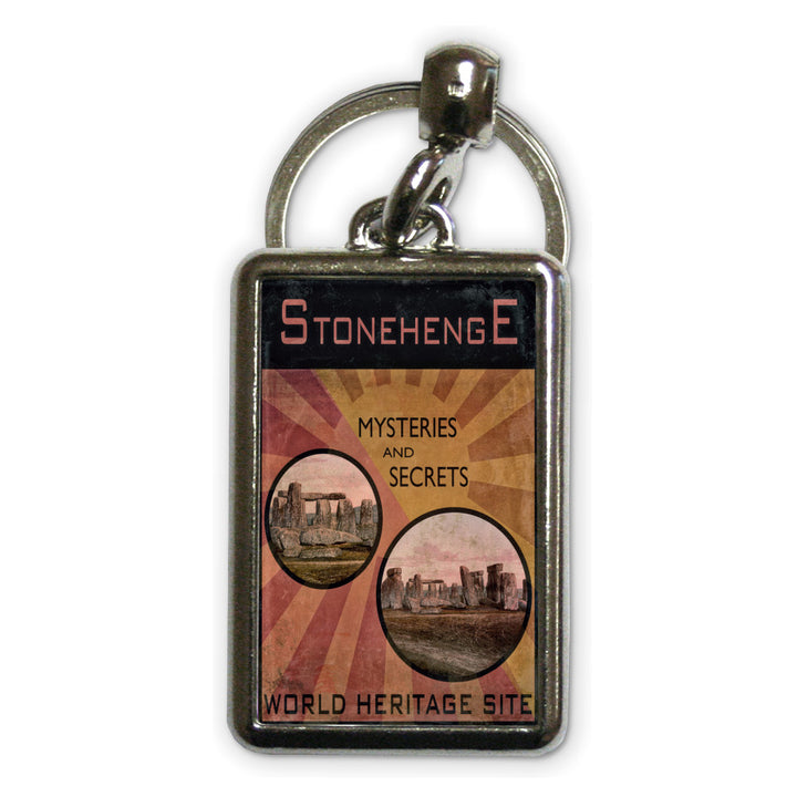 Stonehenge, Wiltshire Metal Keyring