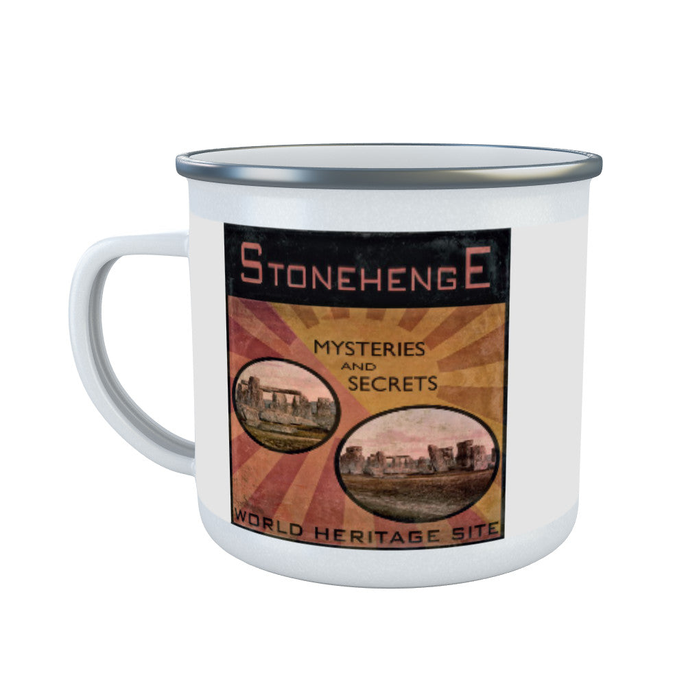 Stonehenge, Wiltshire Enamel Mug