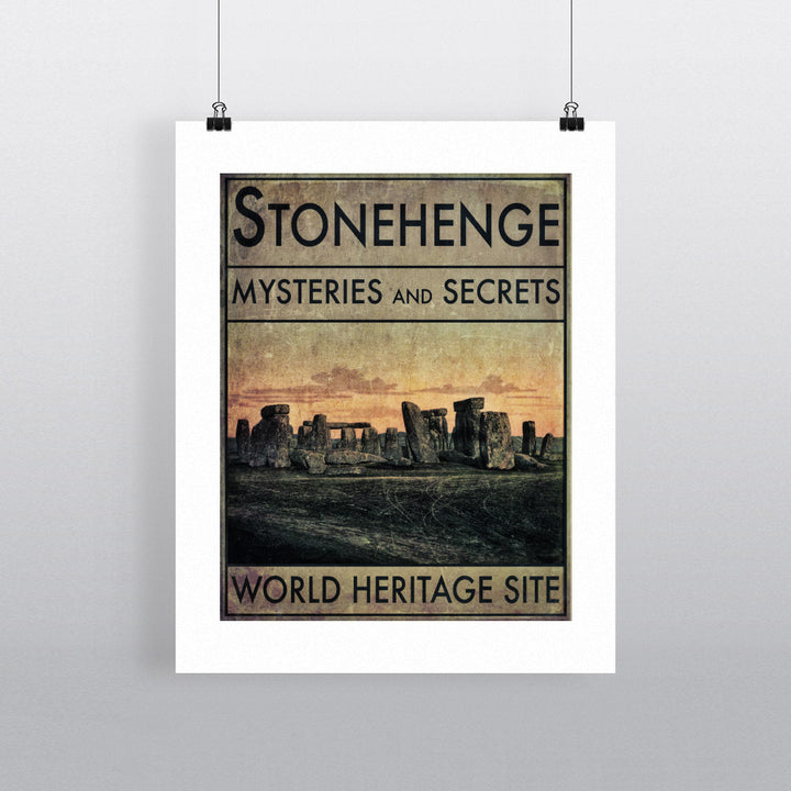 Stonehenge, Wiltshire 60x80cm Fine Art Print