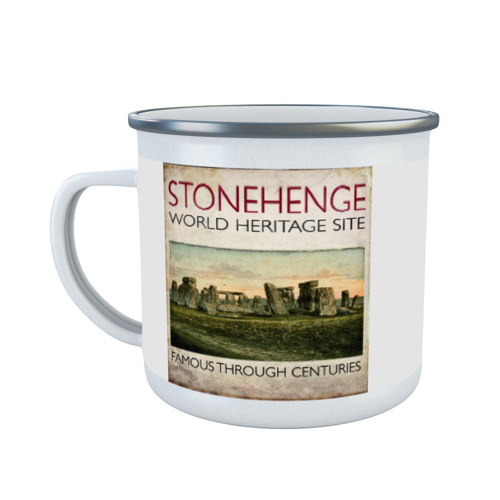 Stonehenge, Wiltshire Enamel Mug