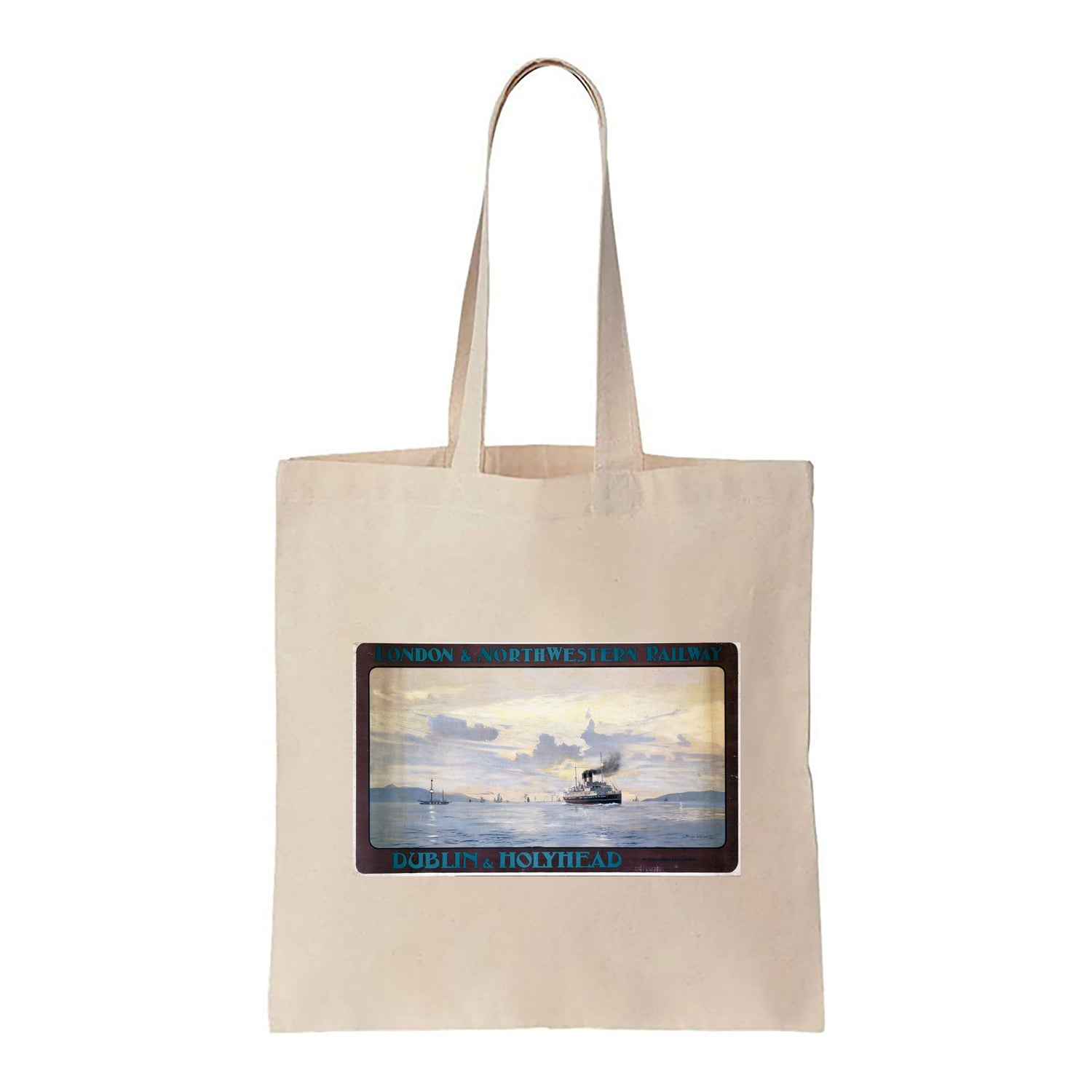 Dublin and Holyhead - Canvas Tote Bag