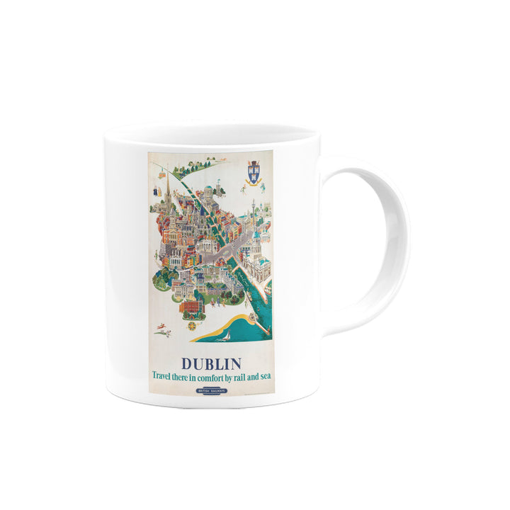 Dublin Map - British Railways Mug