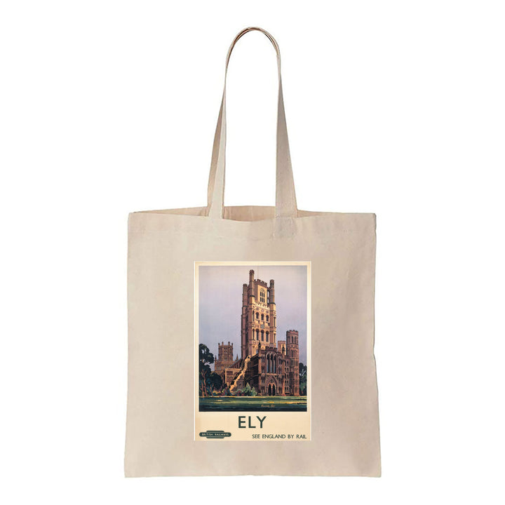 Ely See England by Rail - Canvas Tote Bag