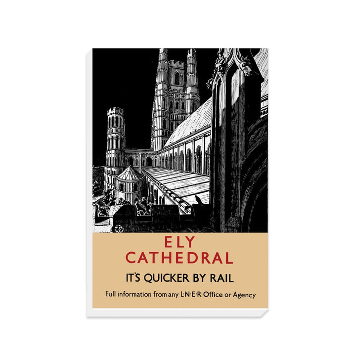 Ely Cathedral Black and White - Canvas