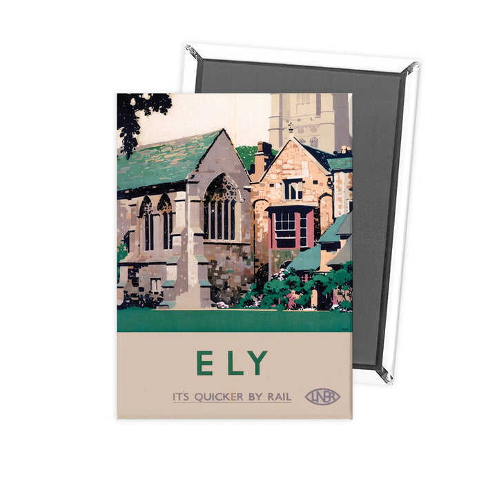 Ely Close up of Cathedral Fridge Magnet