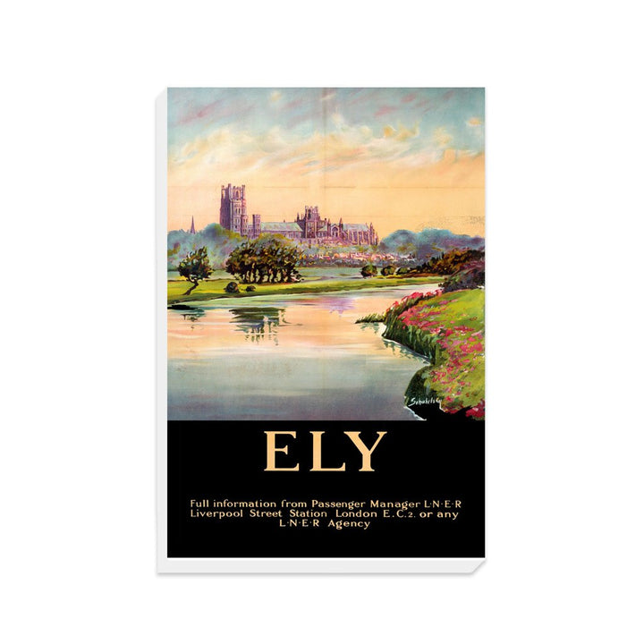 Ely Cathedral Dark Frame - Canvas
