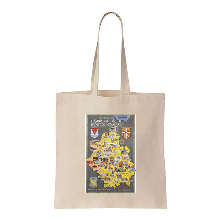 Cambridgeshire and Huntingdonshire - Canvas Tote Bag