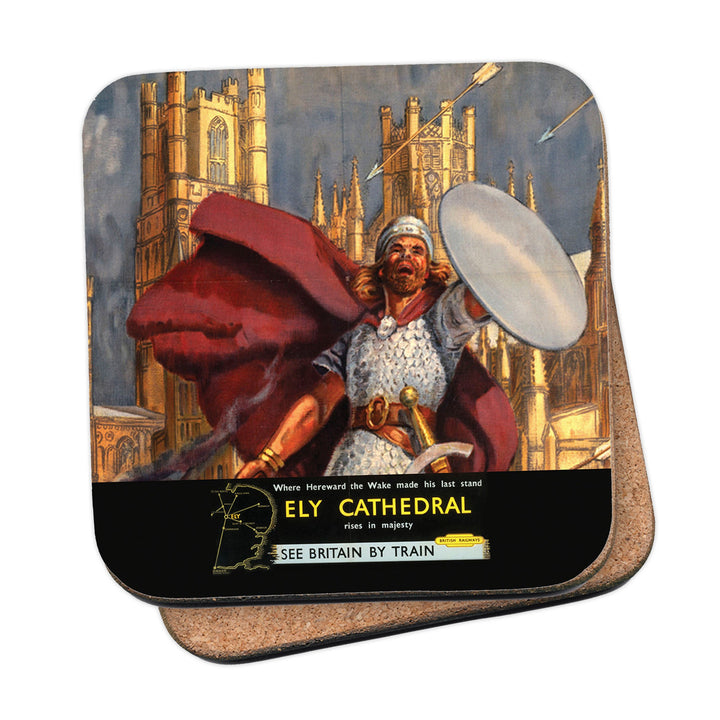 Hereward the Wake Ely Cathedral Coaster