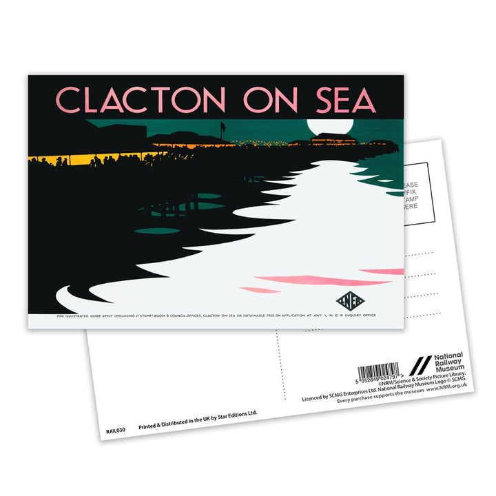 Clacton On Sea - ESS02 Postcard Pack of 8