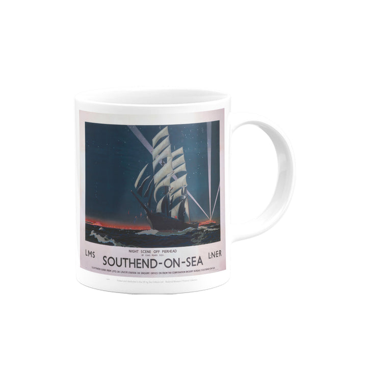 Southend On Sea Night scene off Pierhead Mug