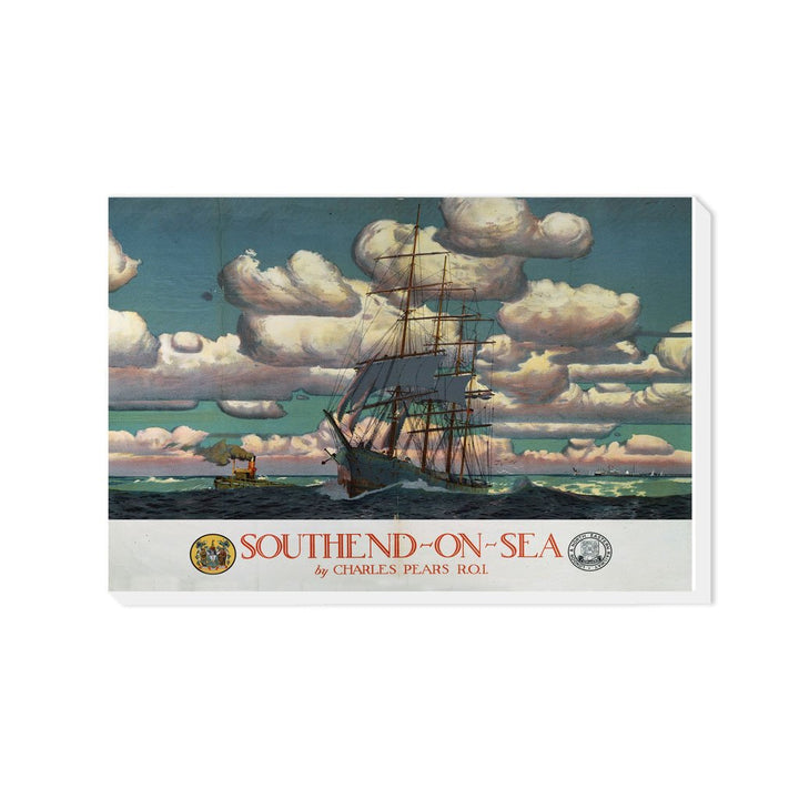 Southend on Sea by Charles Pears` - Canvas
