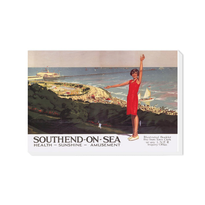 Southend on Sea Health Sunshine Amusement - Canvas