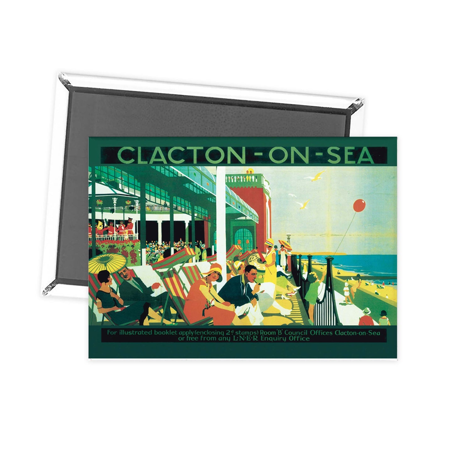 Clacton On Sea Seafront Fridge Magnet