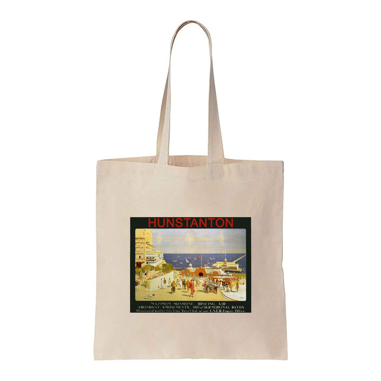 Hunstanton, Maximum Sunshine - Canvas Tote Bag