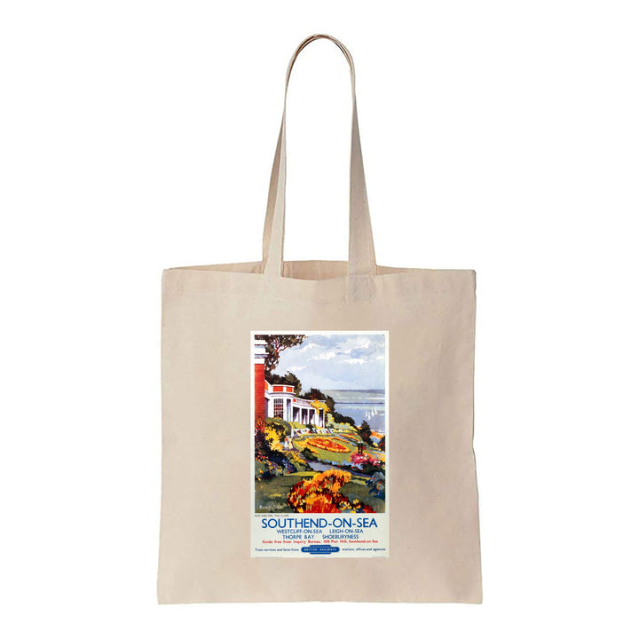 Southend-on-sea, Sun shelter - The Cliffs - Canvas Tote Bag
