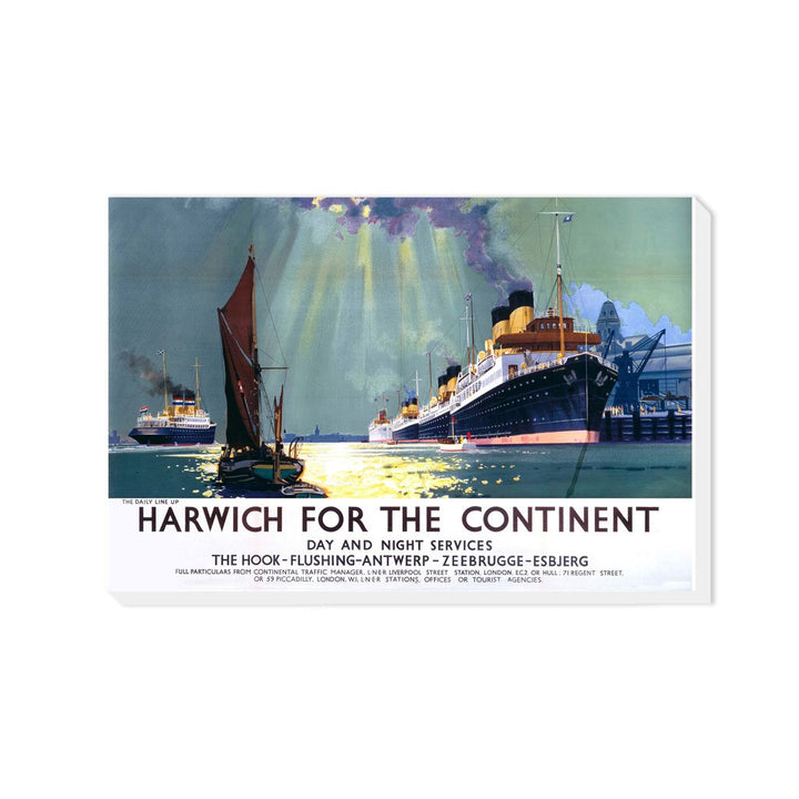 Harwich for the Continent - Canvas