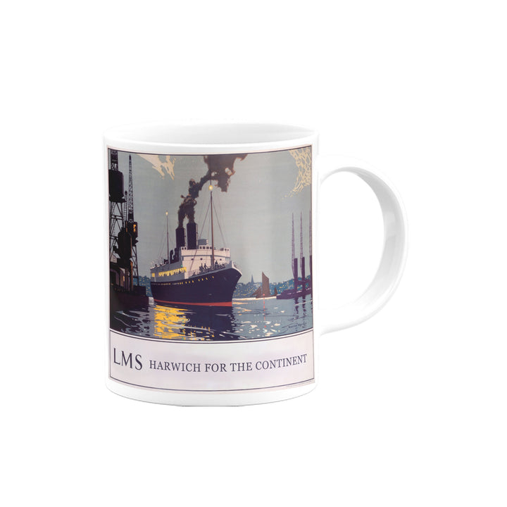 Harwich for the Continent, LMS Mug