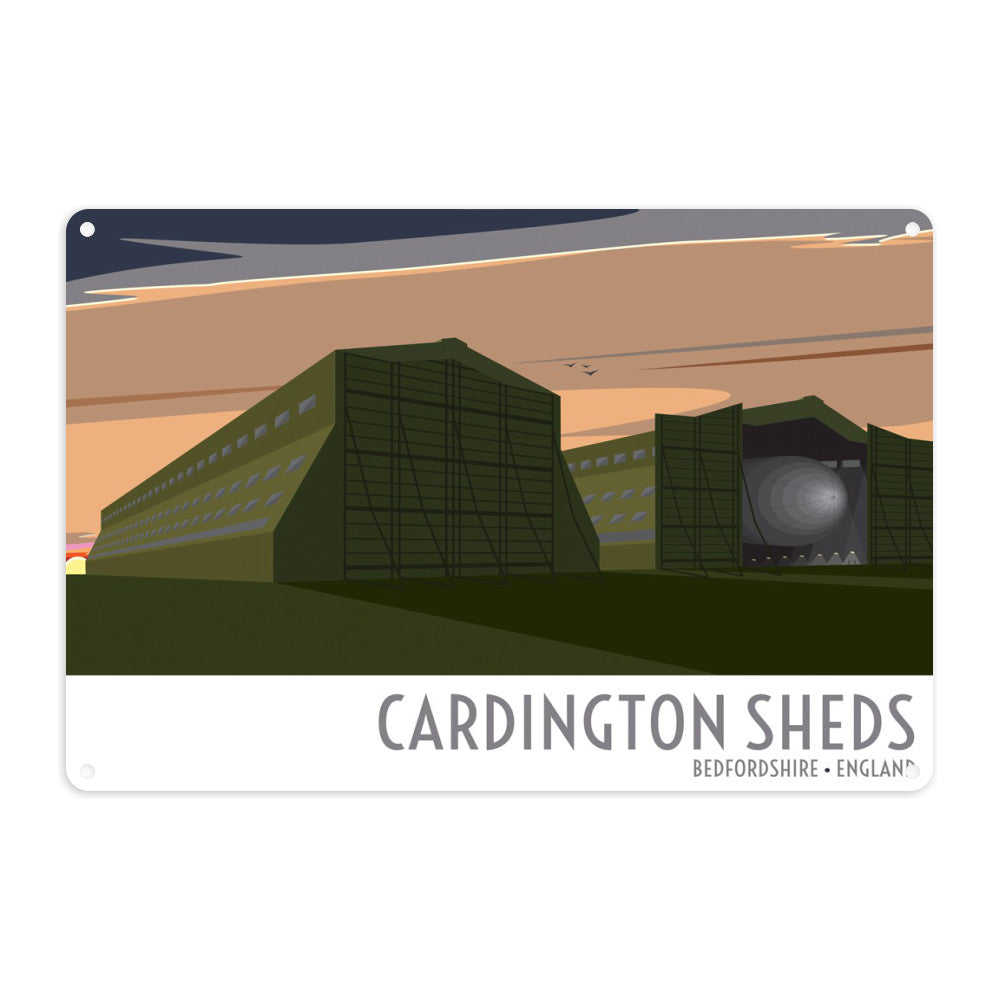 The Cardington Sheds, Bedfordshire Metal Sign