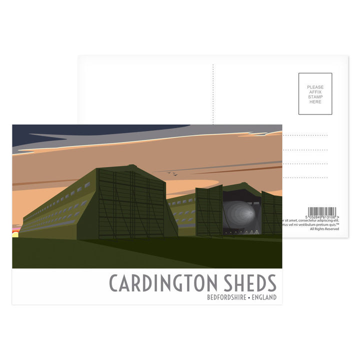 The Cardington Sheds, Bedfordshire Postcard Pack