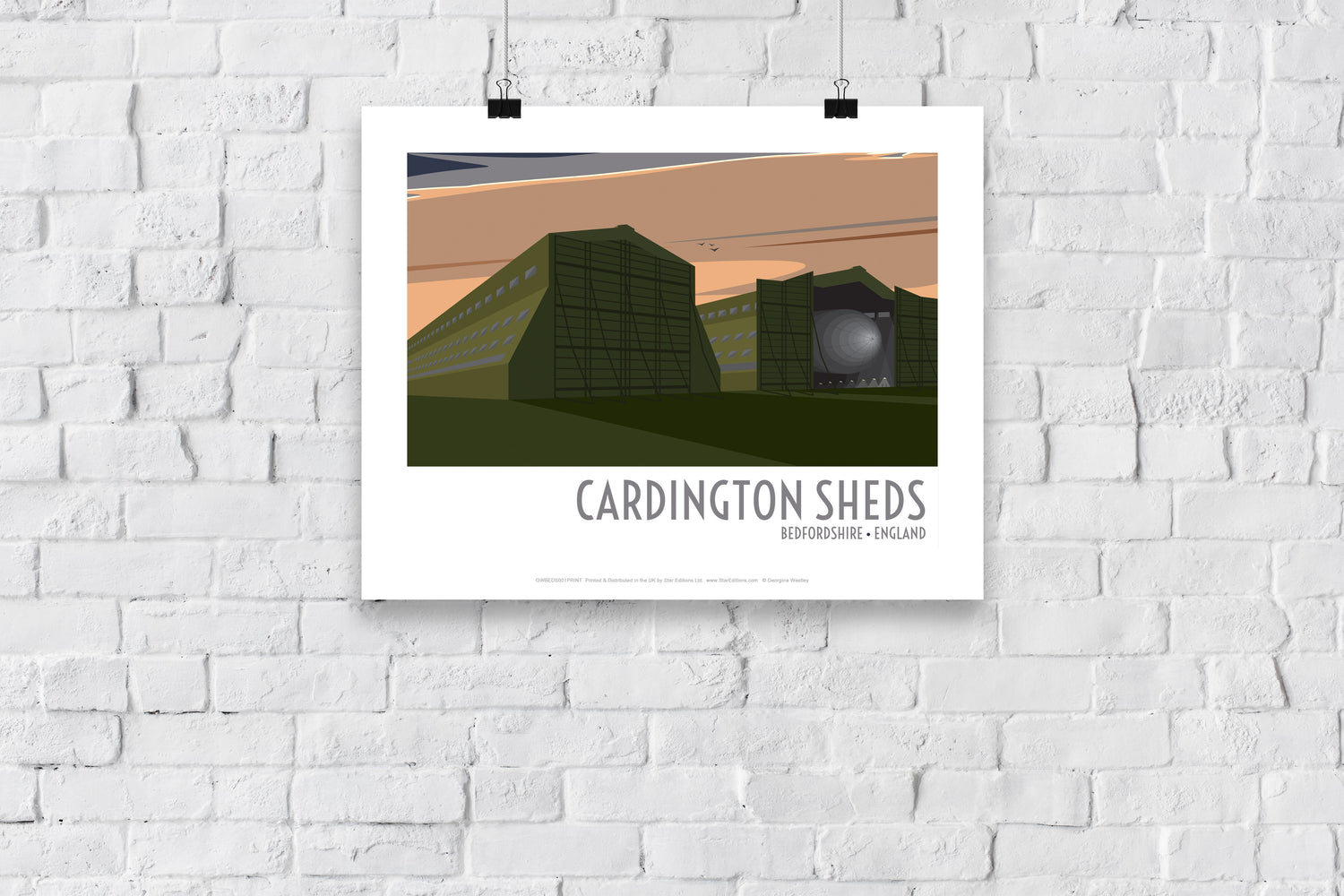 The Cardington Sheds, Bedfordshire - Art Print