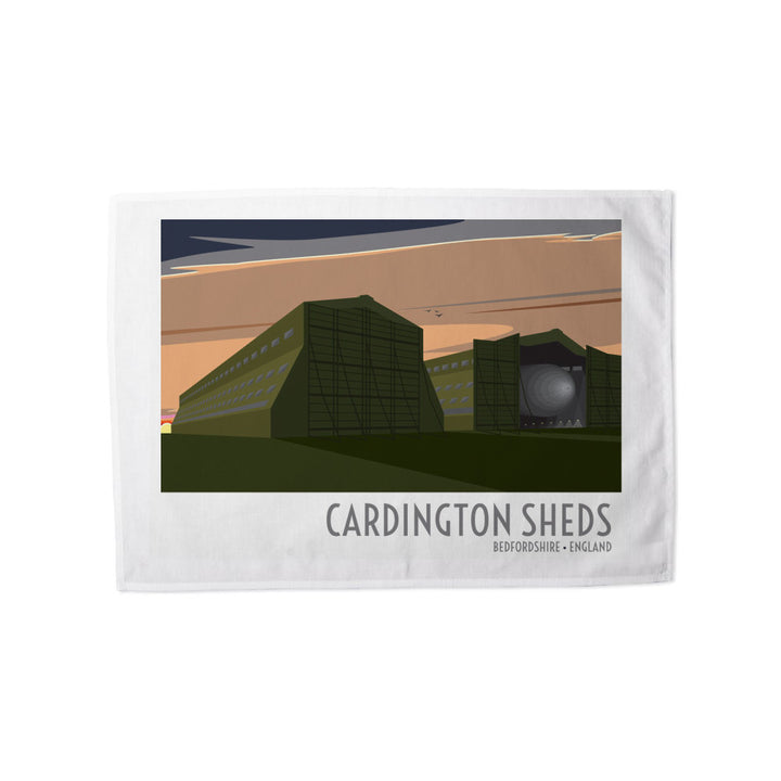The Cardington Sheds, Bedfordshire Tea Towel