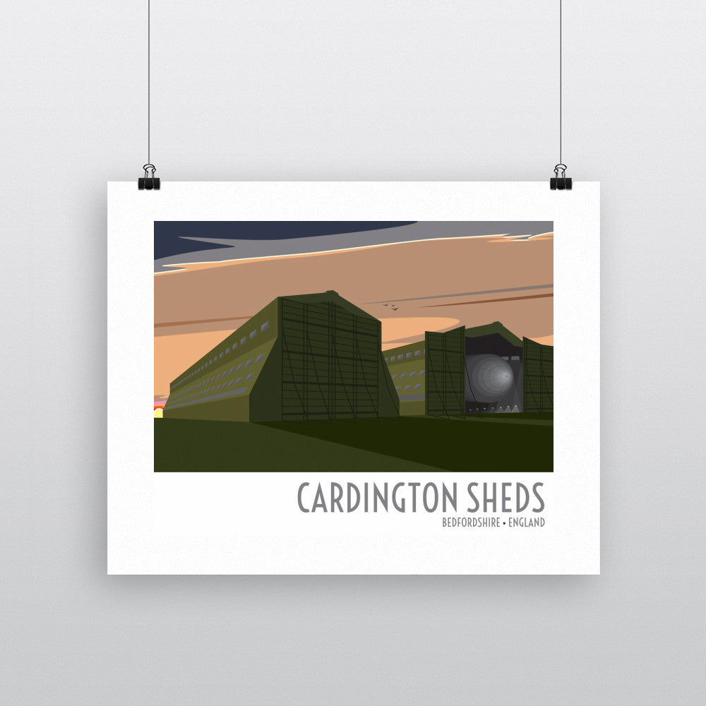 The Cardington Sheds, Bedfordshire 90x120cm Fine Art Print