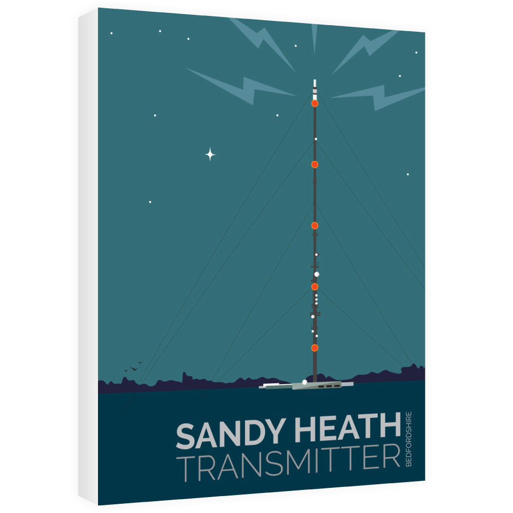 The Sandy Heath Transmitter, Bedfordshire 60cm x 80cm Canvas