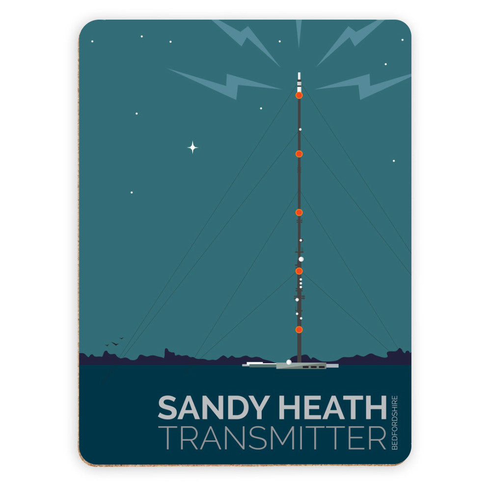 The Sandy Heath Transmitter, Bedfordshire Placemat