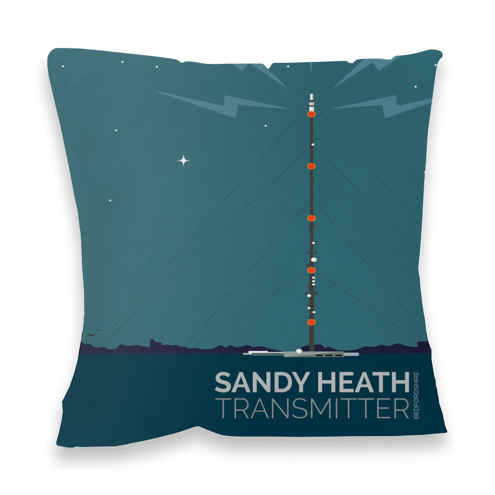The Sandy Heath Transmitter, Bedfordshire Fibre Filled Cushion