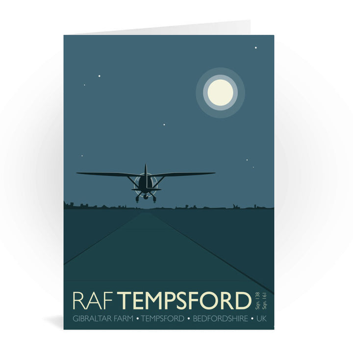 RAF Tempsford, Bedfordshire Greeting Card 7x5