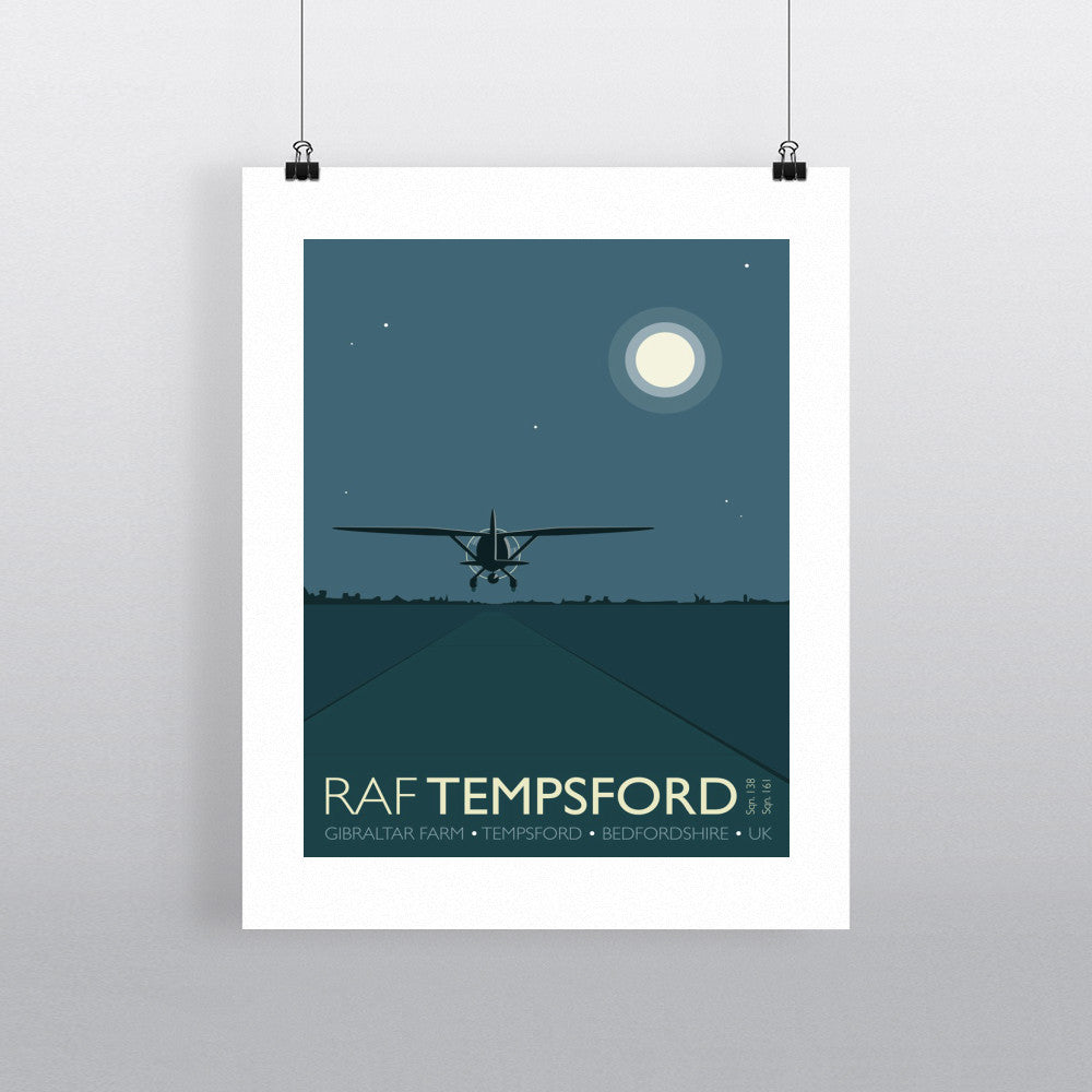 RAF Tempsford, Bedfordshire 90x120cm Fine Art Print