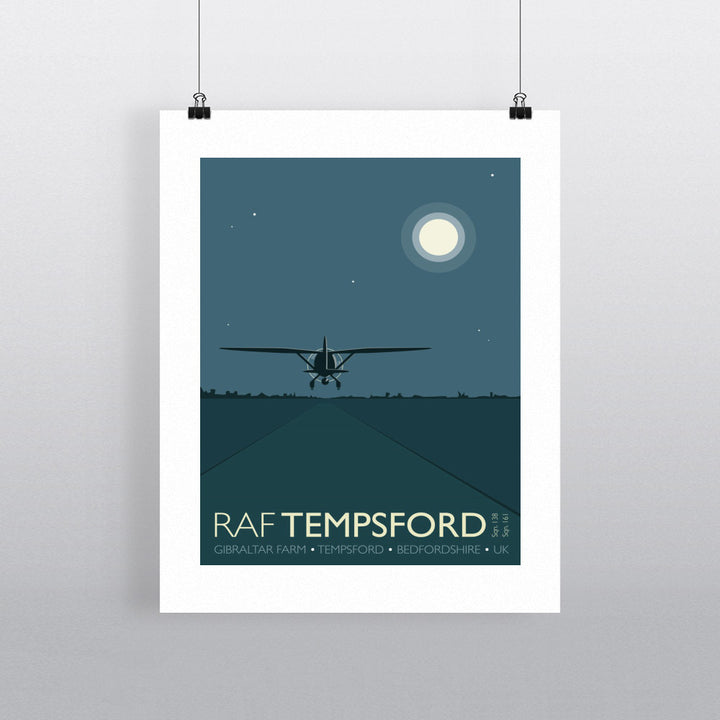 RAF Tempsford, Bedfordshire 90x120cm Fine Art Print