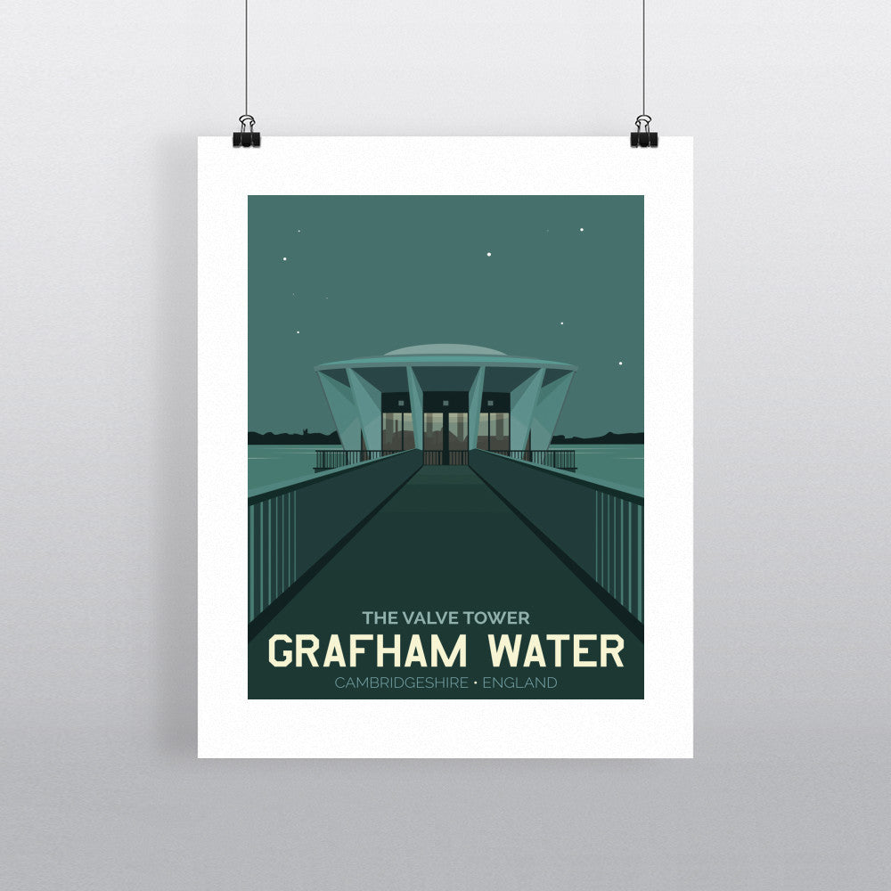 Grafham Water, Cambridgeshire 90x120cm Fine Art Print
