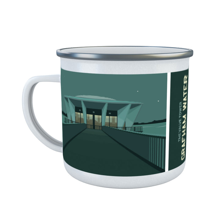 Grafham Water, Cambridgeshire Enamel Mug