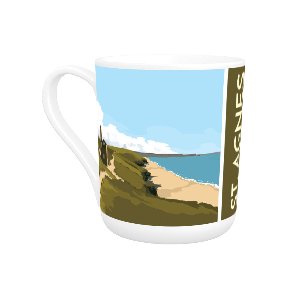 St Agnes, Cornwall Bone China Mug