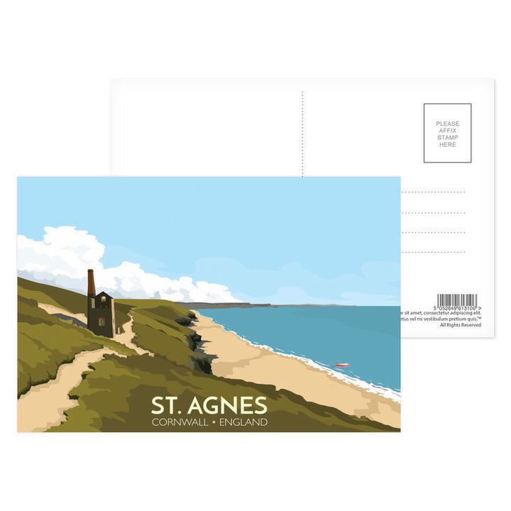 St Agnes, Cornwall Postcard Pack