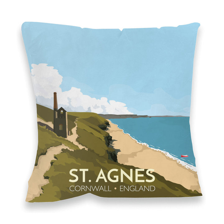 St Agnes, Cornwall Fibre Filled Cushion