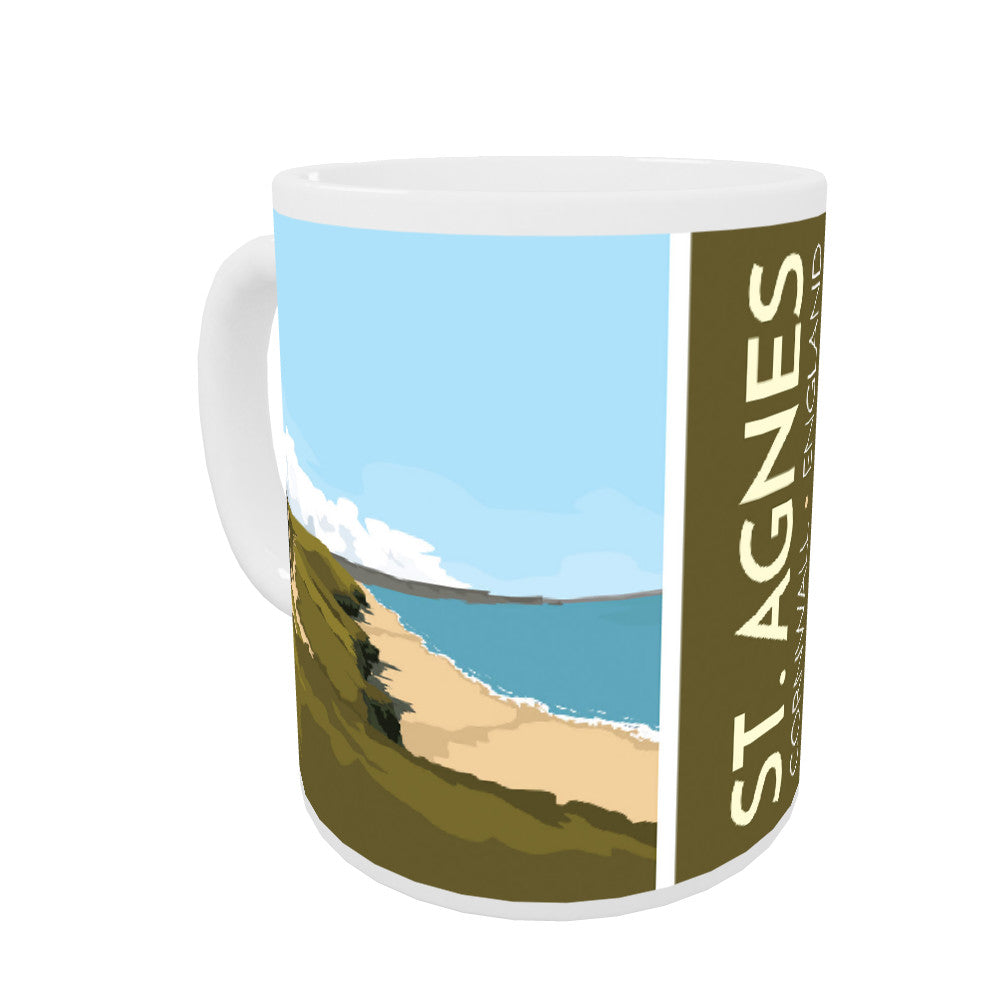 St Agnes, Cornwall Coloured Insert Mug