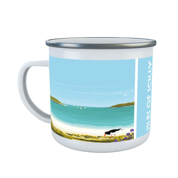 Isles Of Scilly Enamel Mug