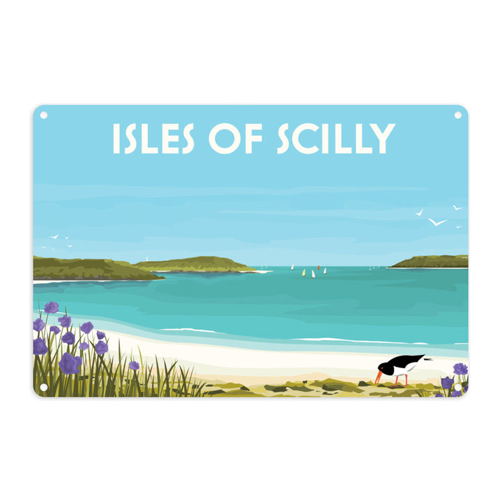 Isles Of Scilly Metal Sign