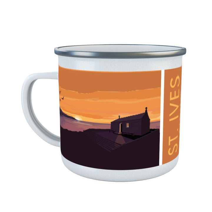 St Ives, Cornwall Enamel Mug