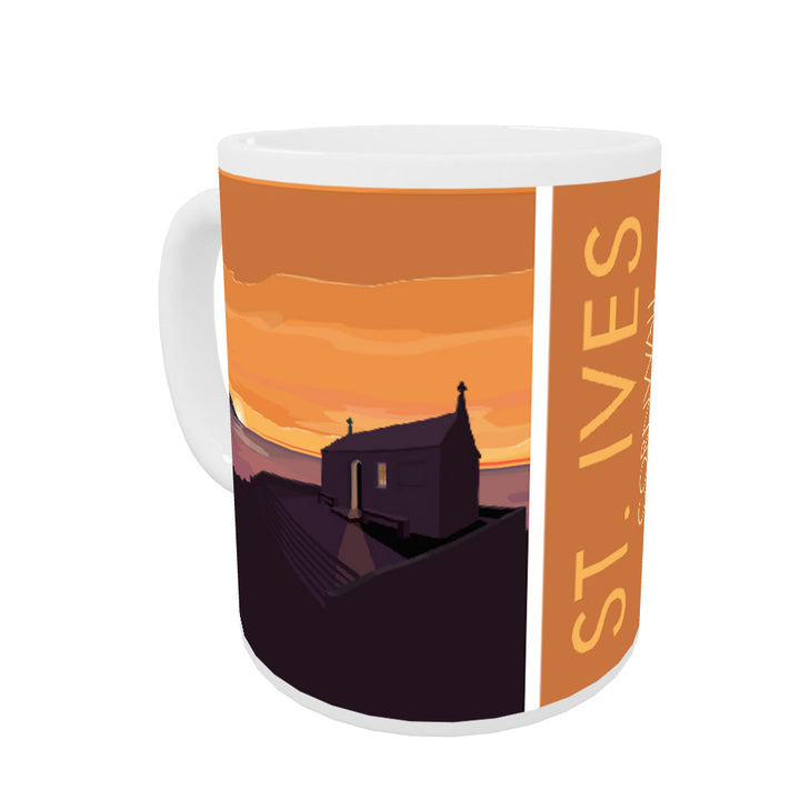 St Ives, Cornwall Coloured Insert Mug