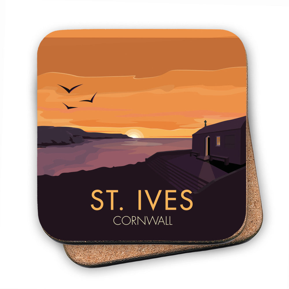 St Ives, Cornwall MDF Coaster