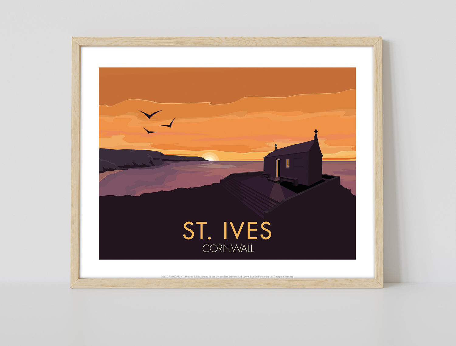 St Ives, Cornwall - Art Print