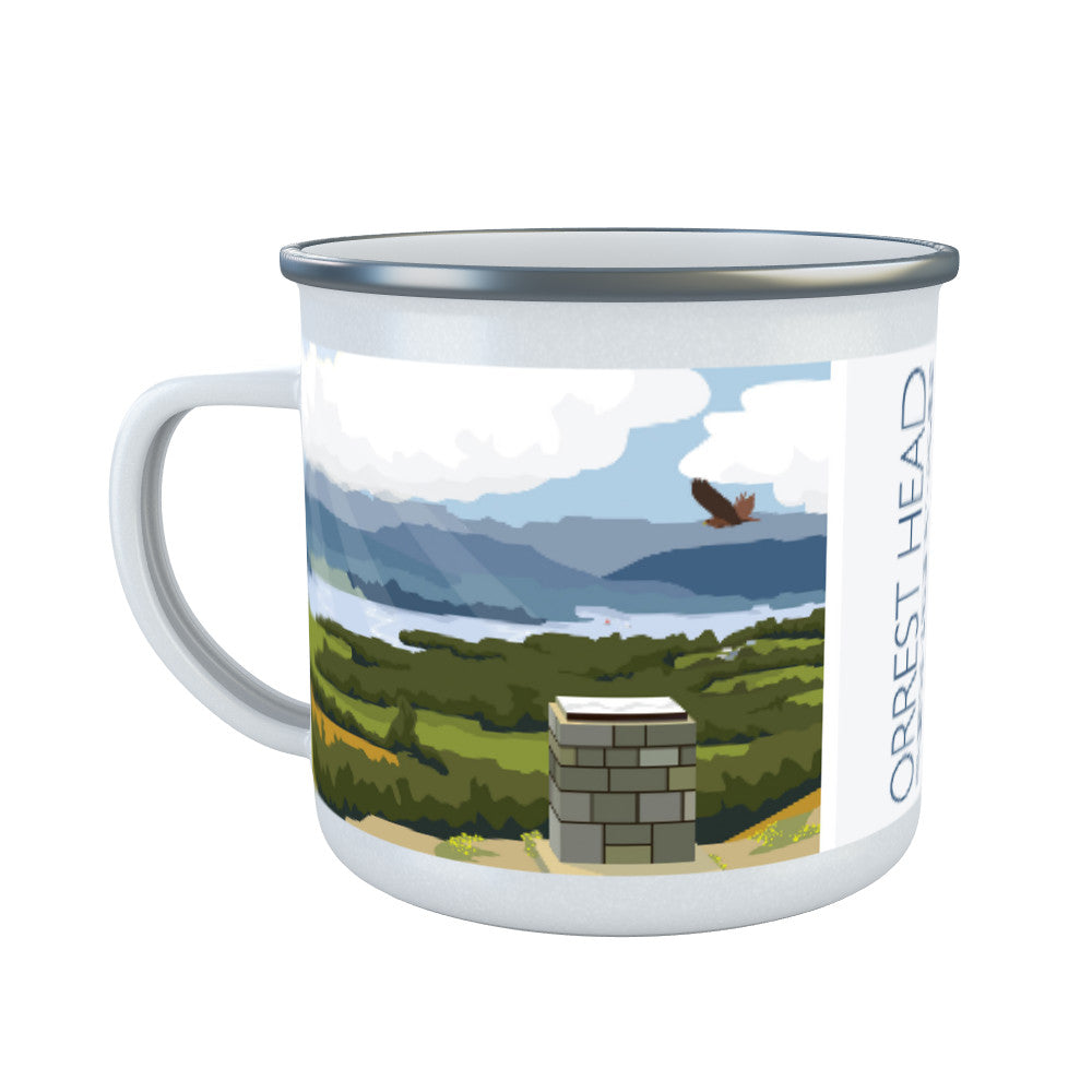 Orrest Head, Windermere, Lake District Enamel Mug