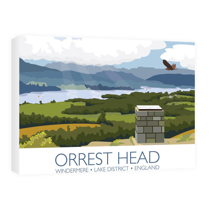 Orrest Head, Windermere, Lake District 60cm x 80cm Canvas